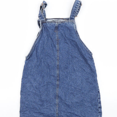 Denim & Co. Girls Blue   Dungaree One-Piece Size 11 Years