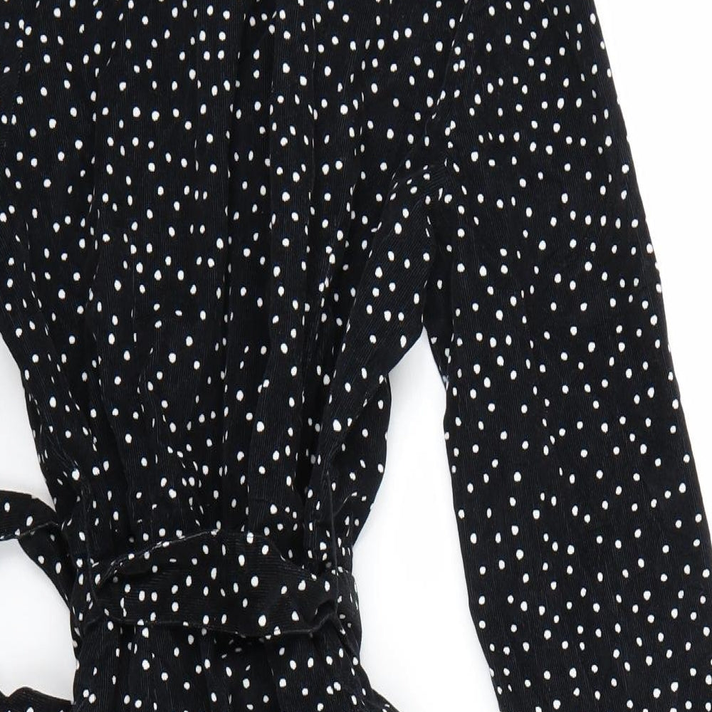 TU Womens Black Paisley  A-Line  Size 12