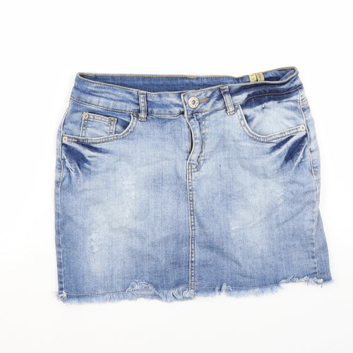 Select Womens Blue   A-Line Skirt Size 12