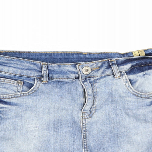 Select Womens Blue   A-Line Skirt Size 12