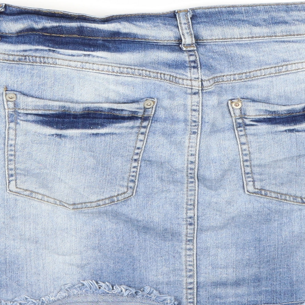 Select Womens Blue   A-Line Skirt Size 12