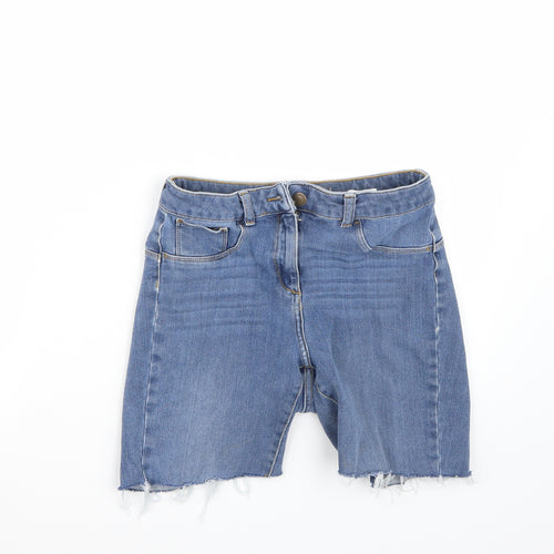 NEXT Womens Blue   Cut-Off Shorts Size 10