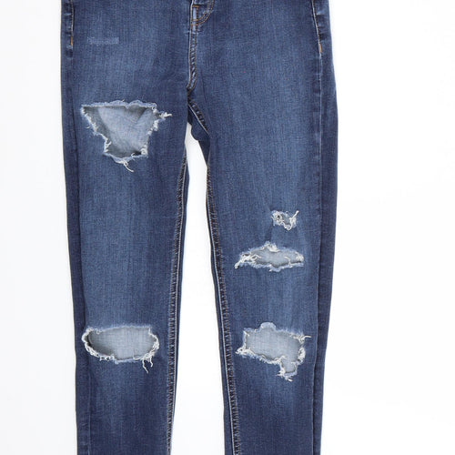 Topshop Womens Blue   Skinny Jeans Size 25 L27 in