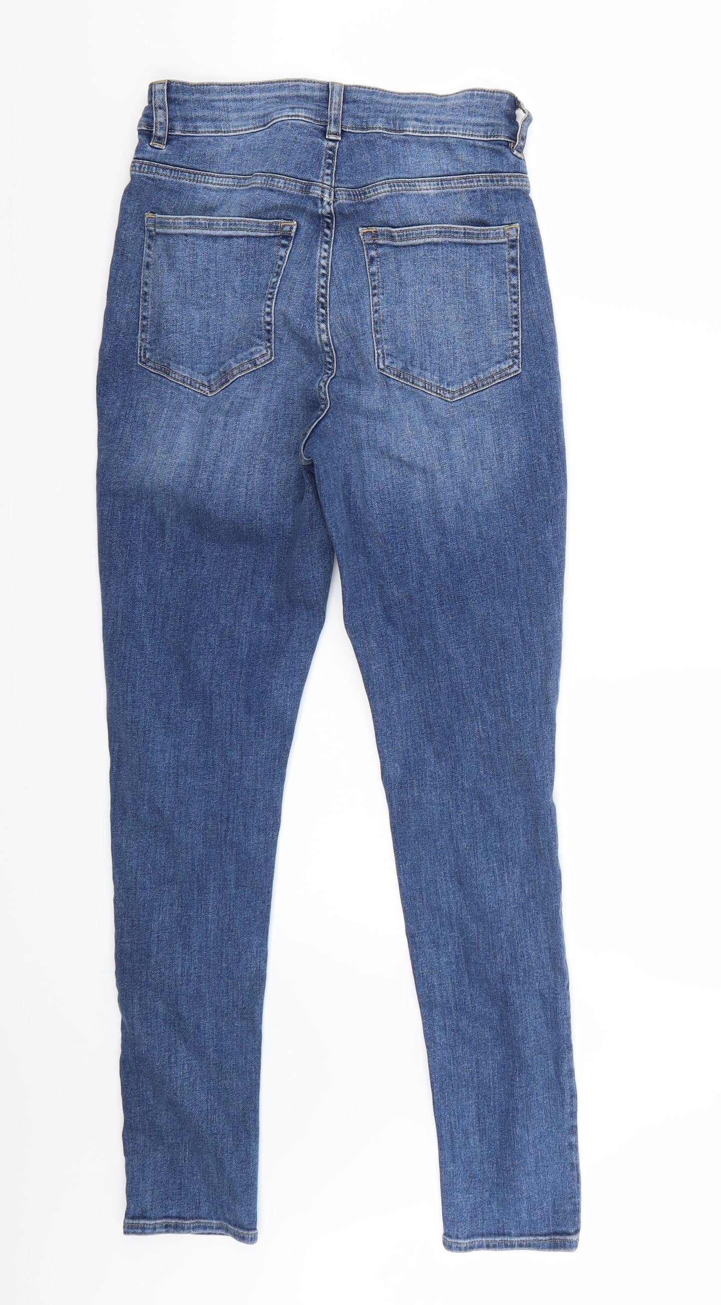 H&M Womens Blue   Skinny Jeans Size 10 L28 in