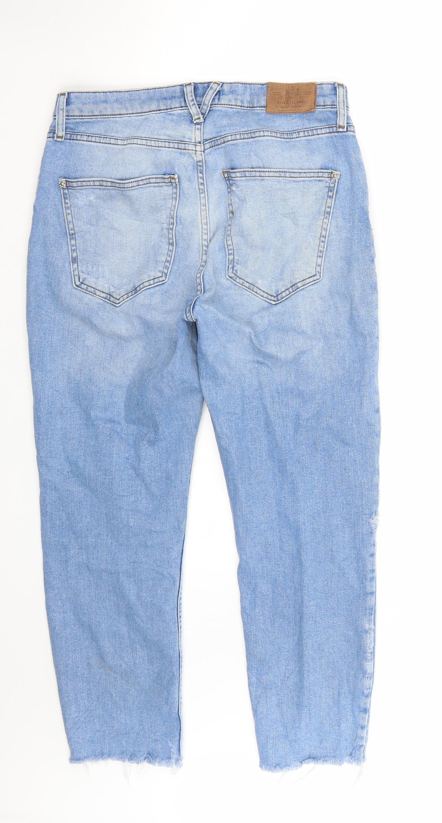 Riverisland Womens Blue   Mom Jeans Size 12 L25 in