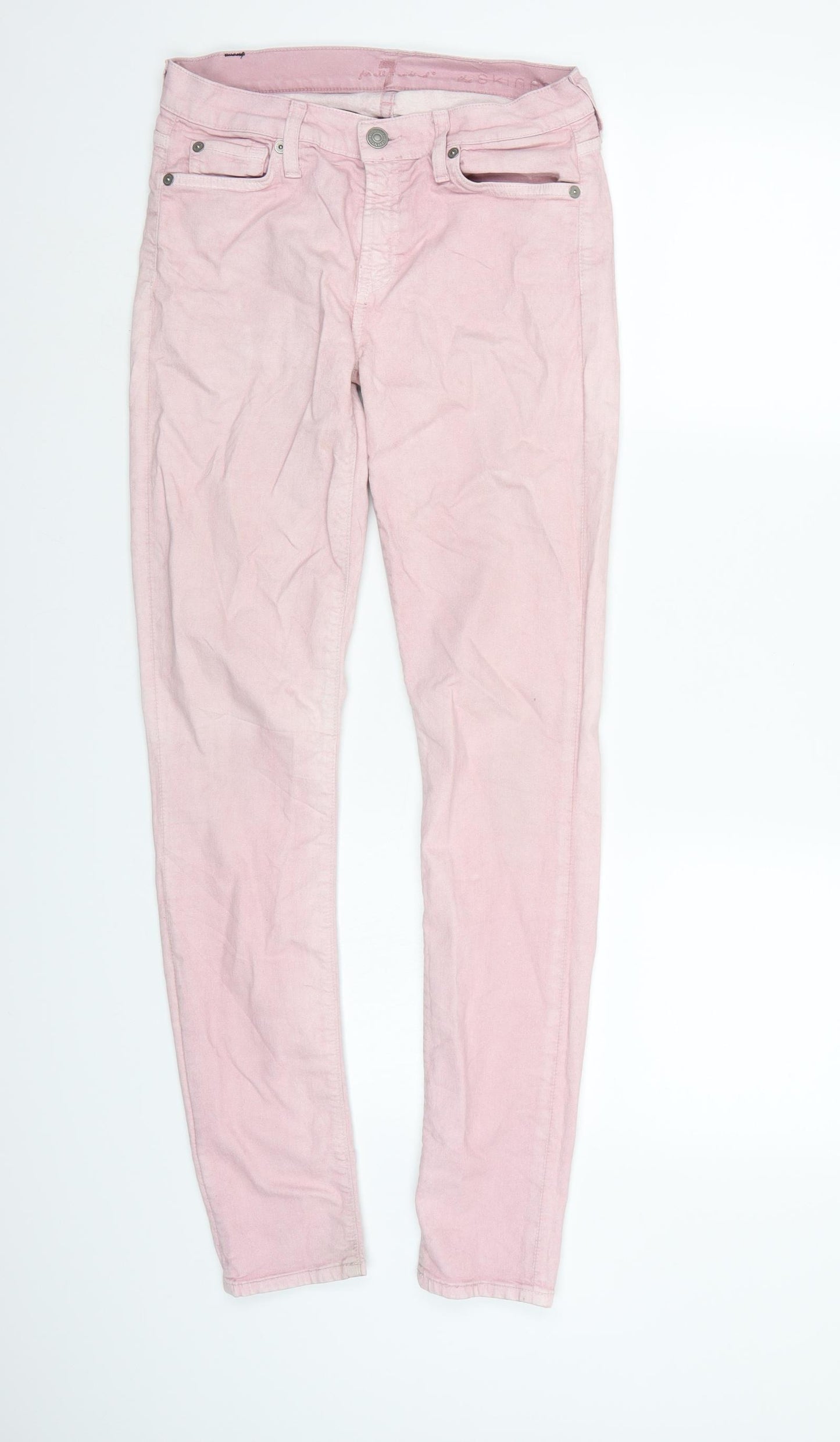 Preworn Womens Pink   Straight Jeans Size 27 L31 in