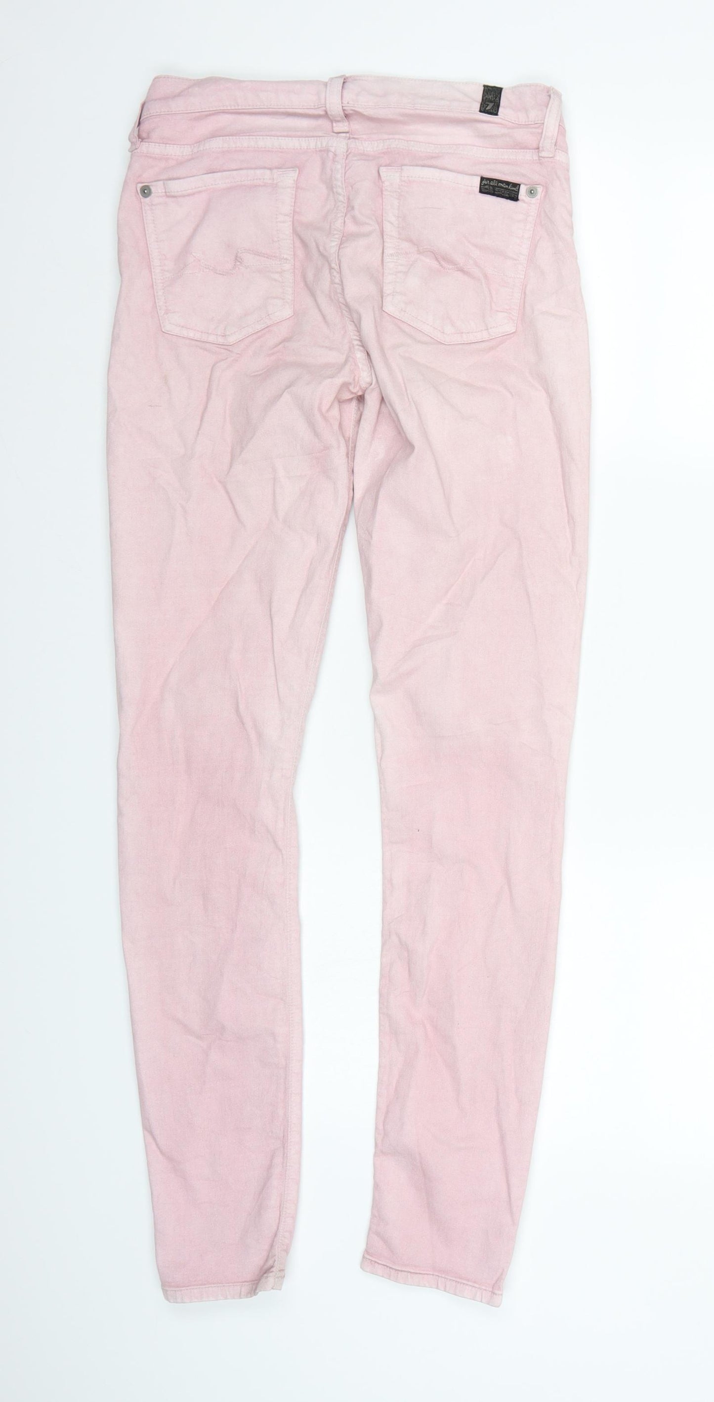 Preworn Womens Pink   Straight Jeans Size 27 L31 in