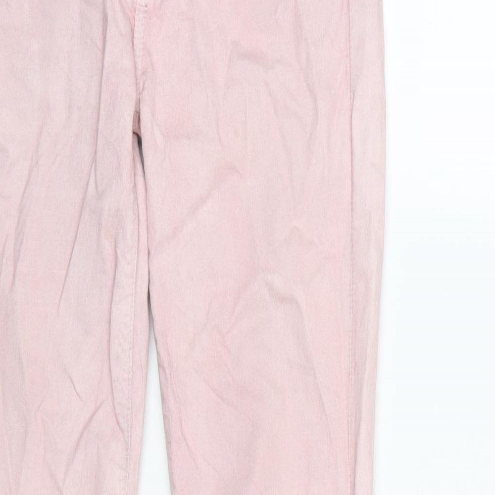 Preworn Womens Pink   Straight Jeans Size 27 L31 in