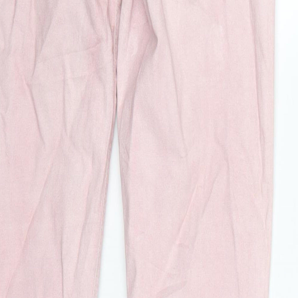 Preworn Womens Pink   Straight Jeans Size 27 L31 in