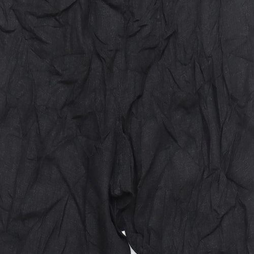 Marks and Spencer Womens Black   Cropped Trousers Size 12