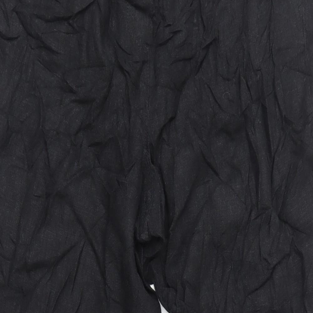 Marks and Spencer Womens Black   Cropped Trousers Size 12