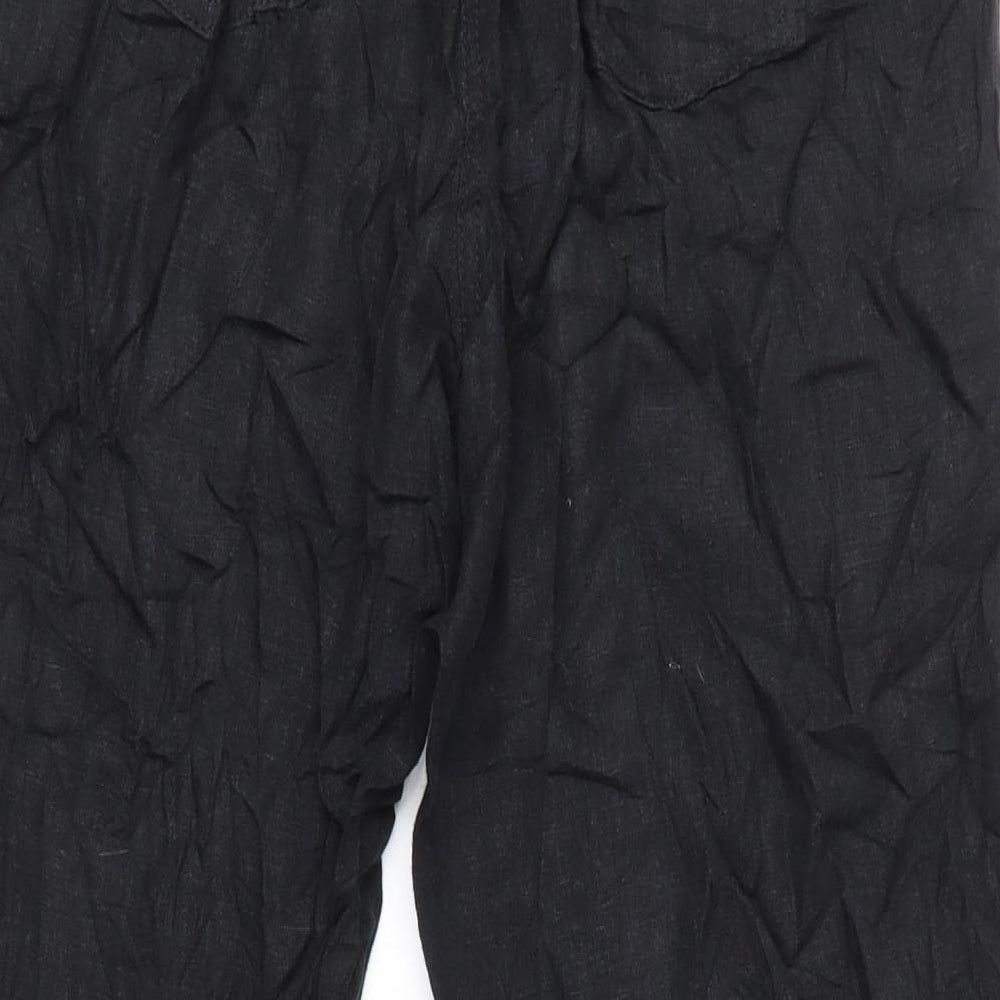 Marks and Spencer Womens Black   Cropped Trousers Size 12