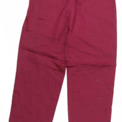 alex &CO Womens Purple   Trousers  Size 10