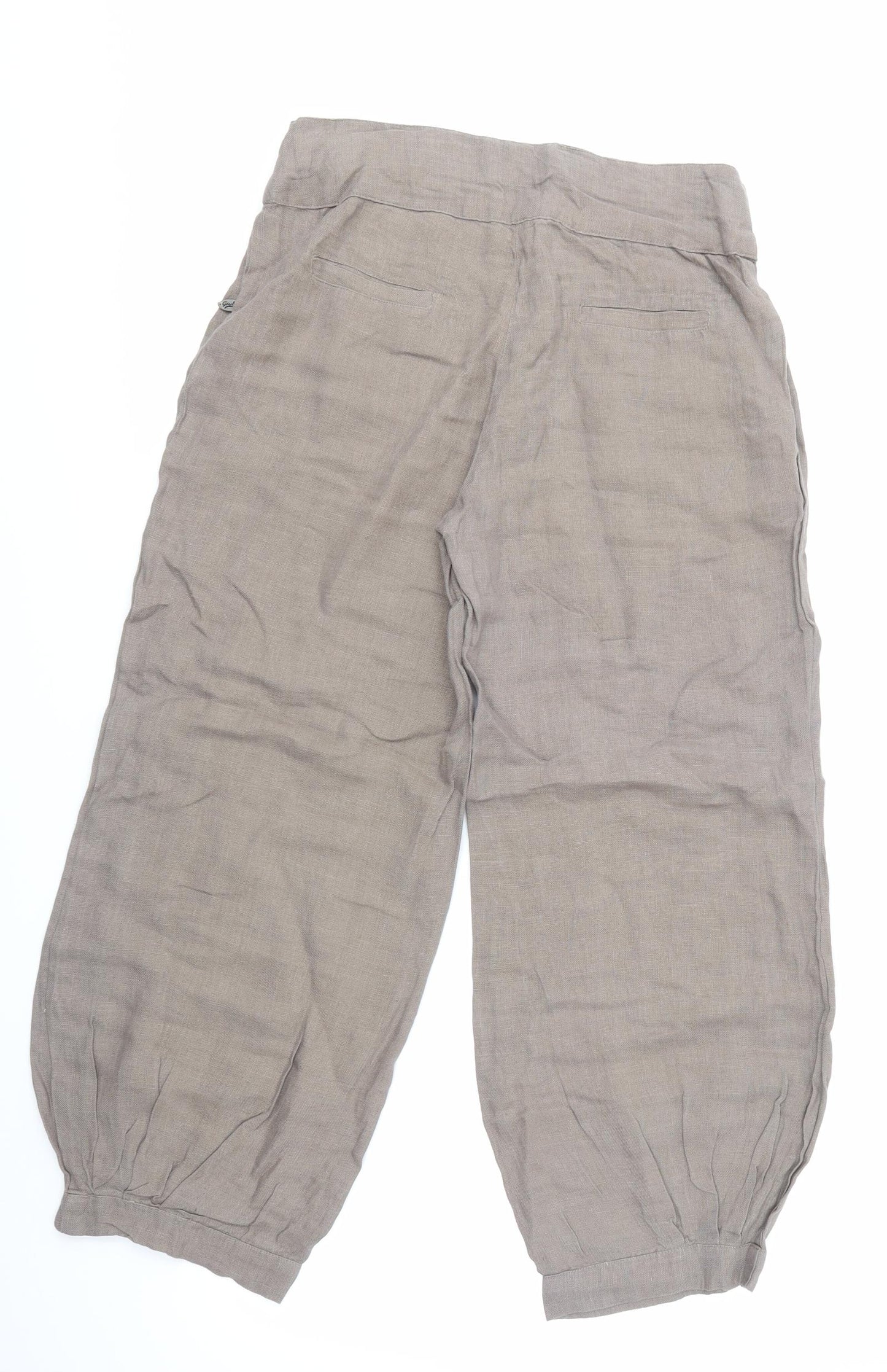 Goubi Womens Beige   Cropped Trousers Size S