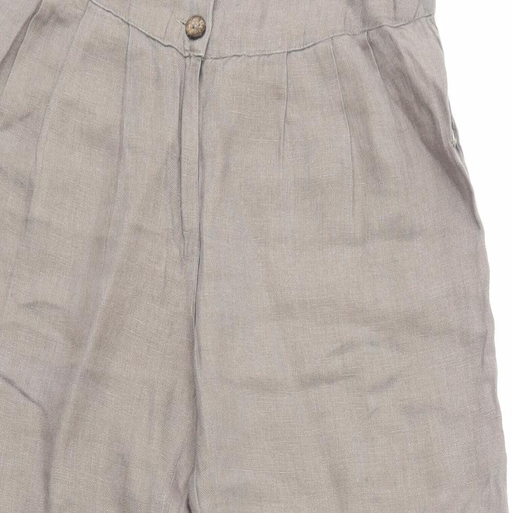 Goubi Womens Beige   Cropped Trousers Size S