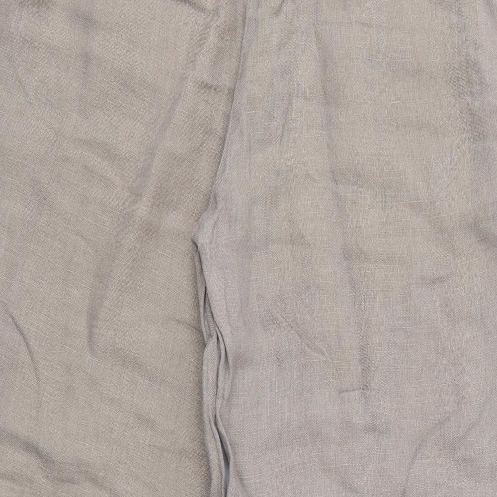 Goubi Womens Beige   Cropped Trousers Size S