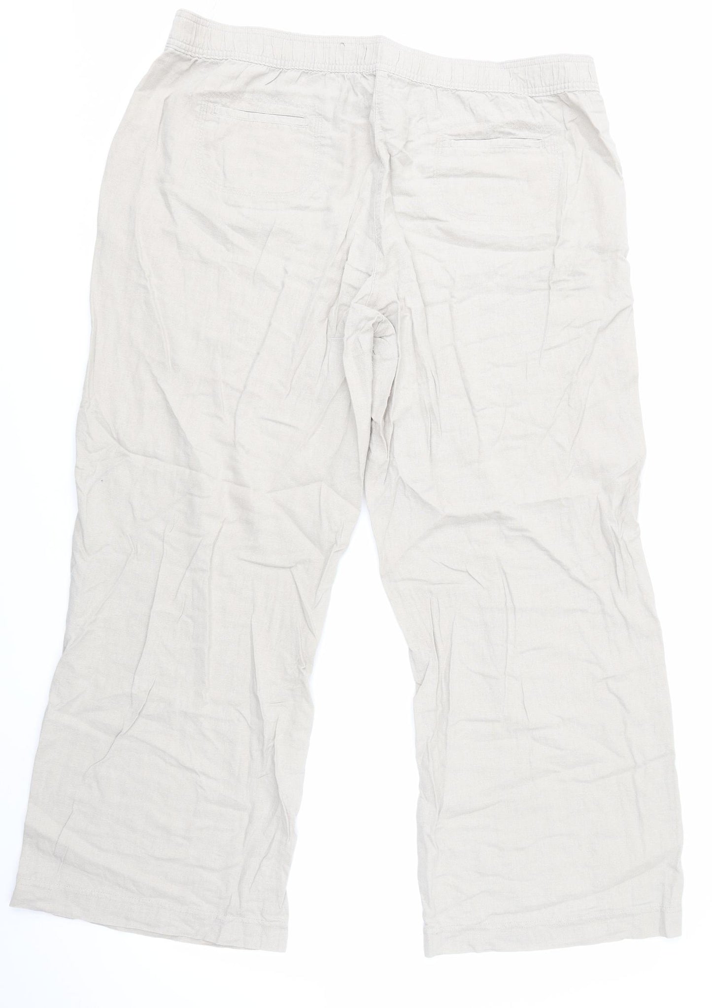 Intuition Womens Beige   Sweatpants Trousers Size 20