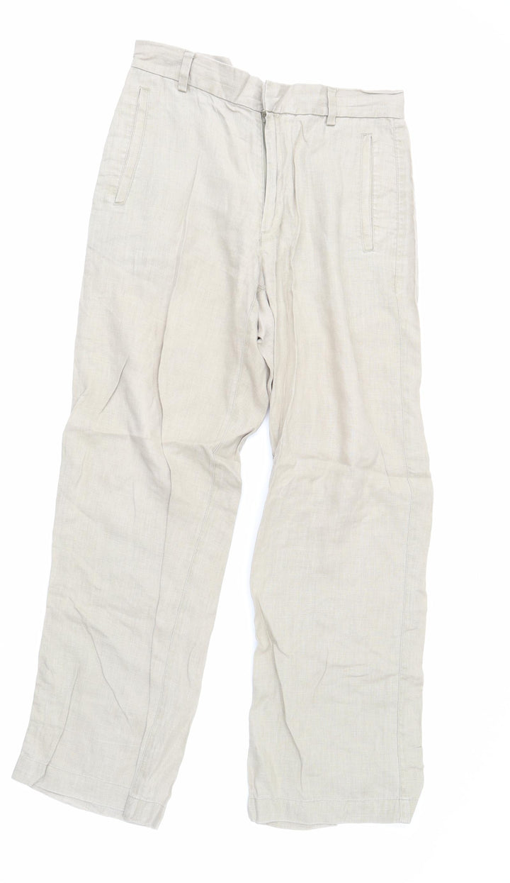 NEXT Womens Beige Trousers Size 30 in