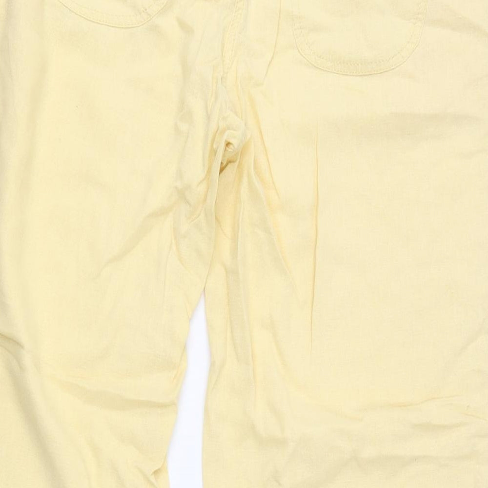 M&Co Womens Yellow   Trousers  Size 14