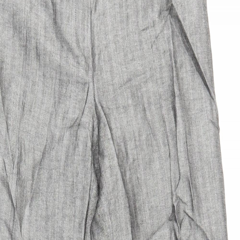 minuet Womens Grey Striped  Trousers  Size 10
