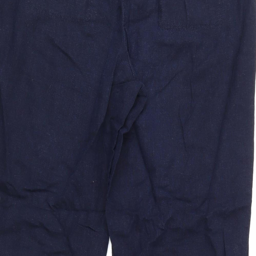 Debenhams Womens Blue   Cropped Trousers Size 14