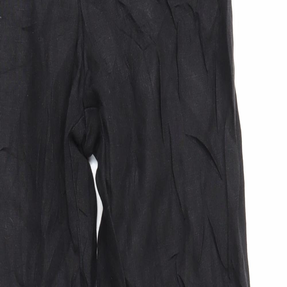 hessnatur Womens Black   Trousers  Size 12