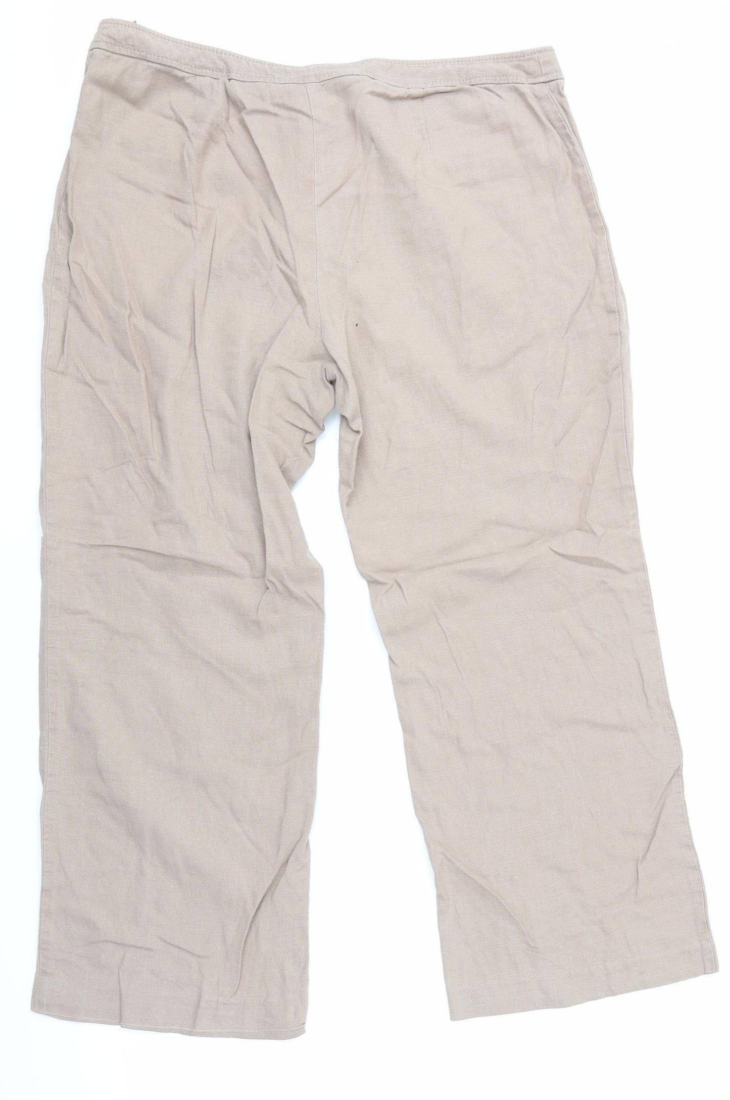 Marks and Spencer Womens Beige   Trousers  Size 16