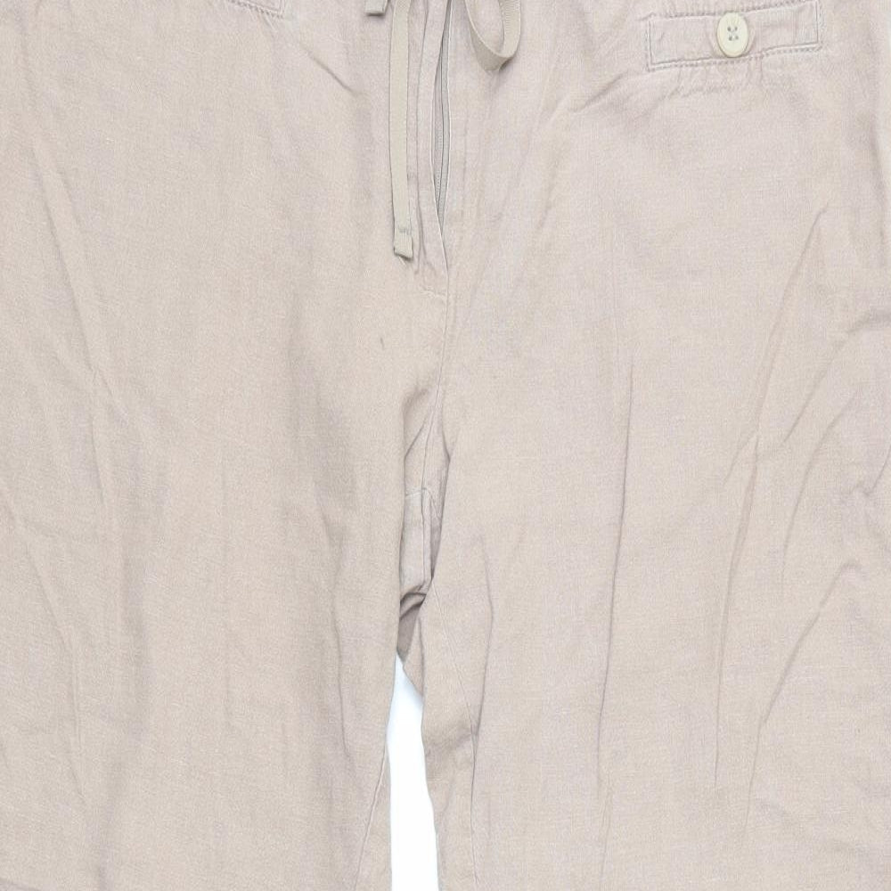 Marks and Spencer Womens Beige   Trousers  Size 16