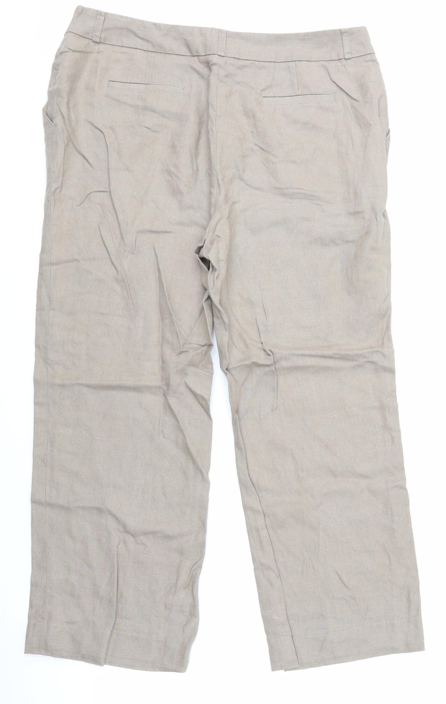 cc Womens Beige   Trousers  Size 16