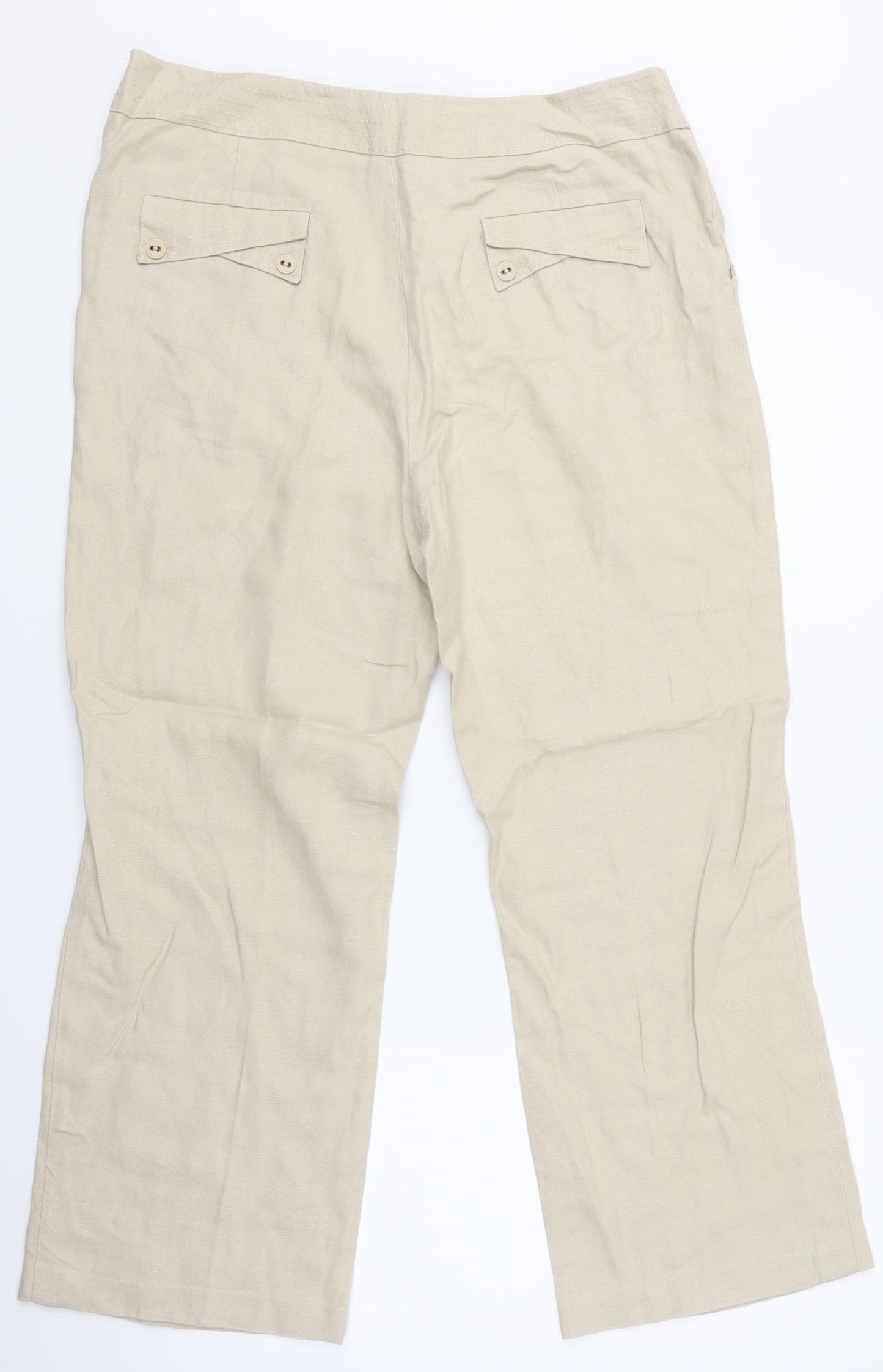 Per Una Womens Beige   Sweatpants Trousers Size 12