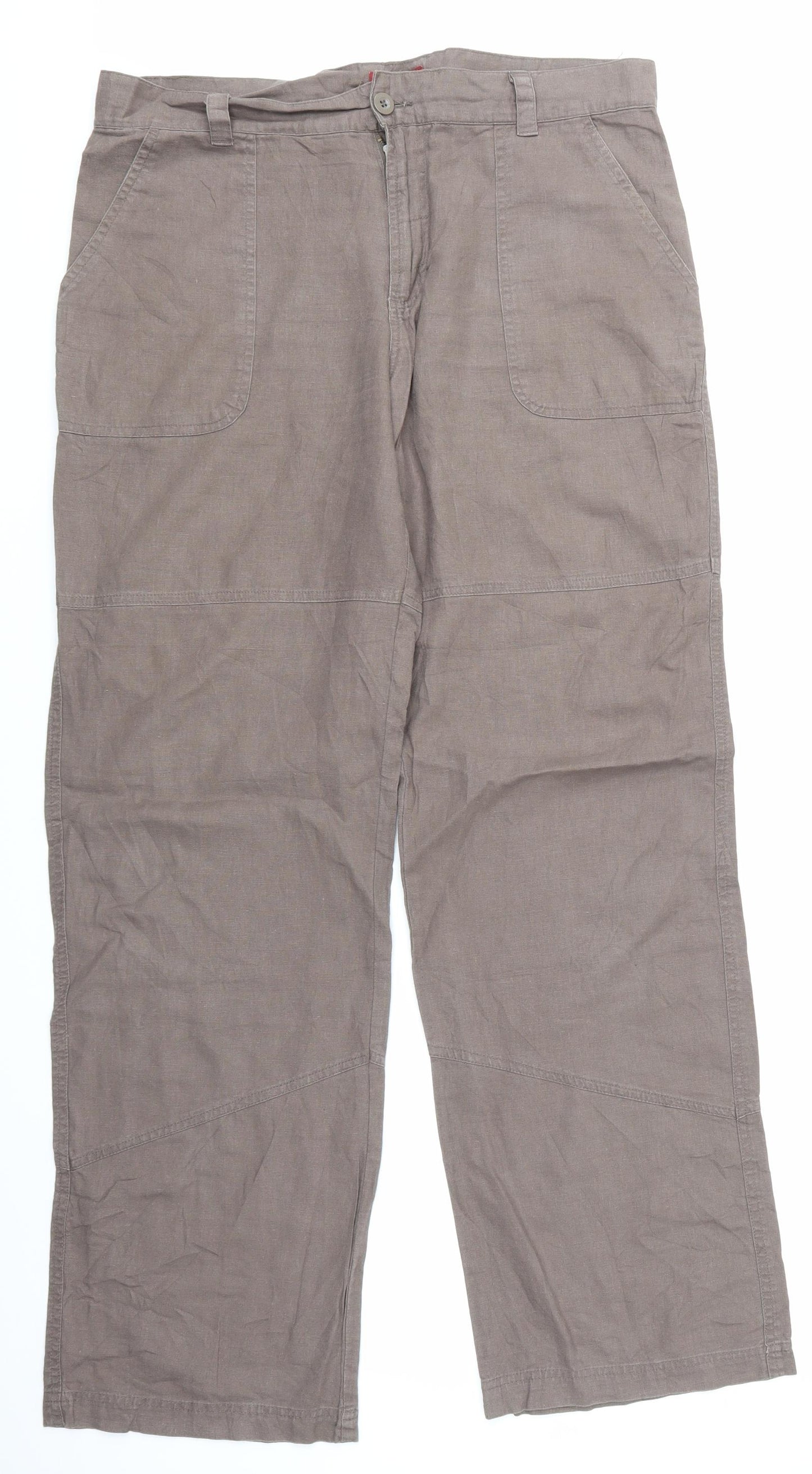cherry Womens Brown   Trousers  Size 34 in L33.5 in