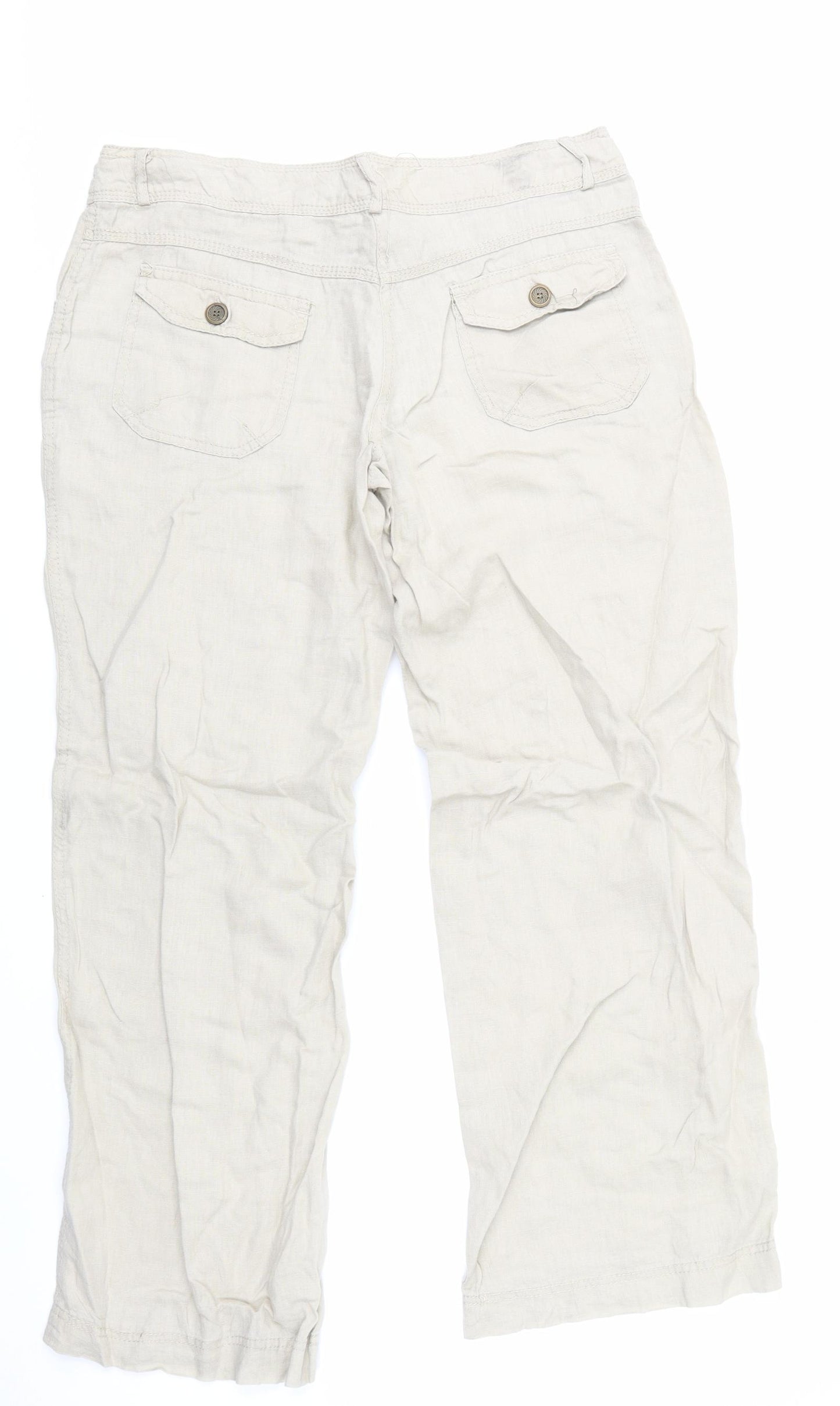 Primark Womens Beige   Trousers  Size 10