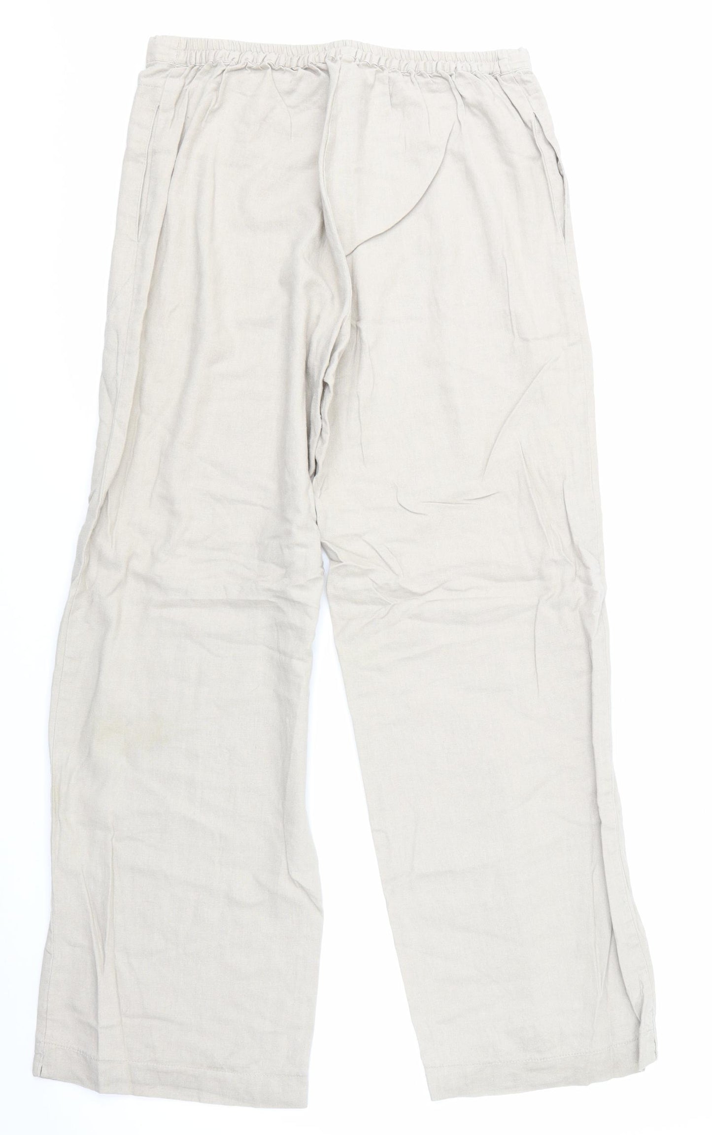 st  Womens Beige   Sweatpants Trousers Size 12