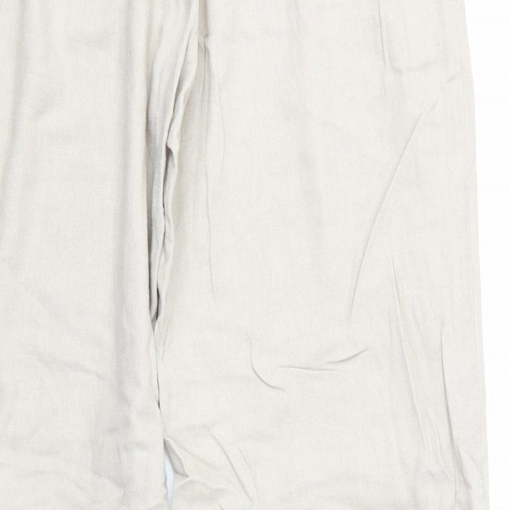 st  Womens Beige   Sweatpants Trousers Size 12