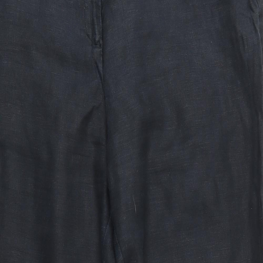 Monsoon Womens Black   Cropped Trousers Size 16