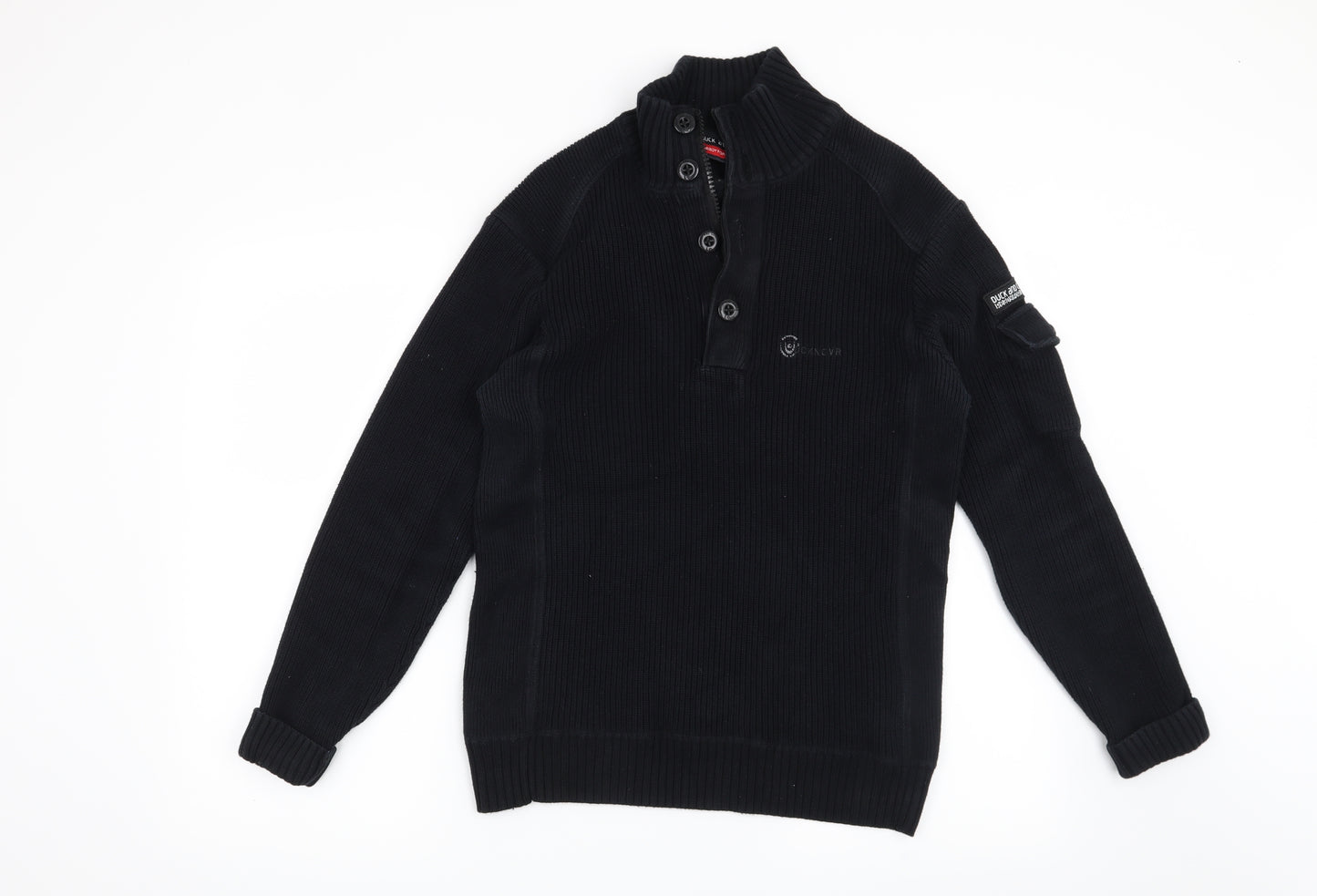 Duck and Cover Mens Blue   Pullover Jumper Size L