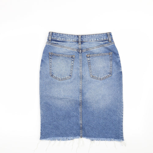 H&M Womens Blue   Straight & Pencil Skirt Size 8