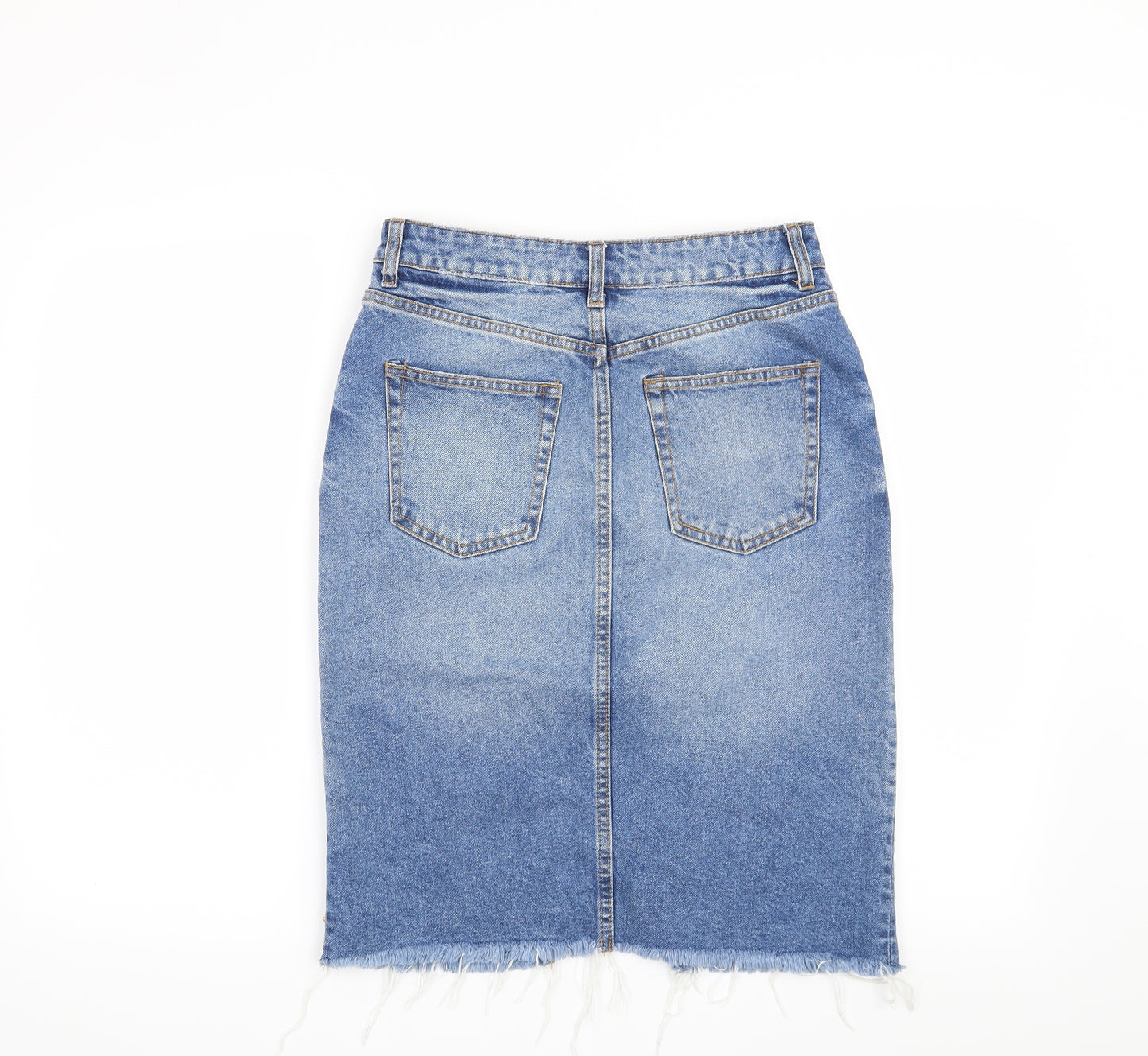 H&M Womens Blue   Straight & Pencil Skirt Size 8