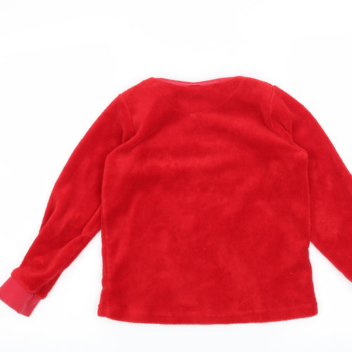 Disney Girls Red Solid  Top Pyjama Top Size 8-9 Years  - Disney Minnie Mouse