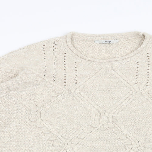 George Womens Beige   Pullover Jumper Size 12
