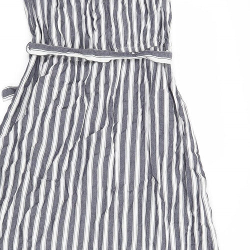 George Womens Blue Striped  Shift  Size 14