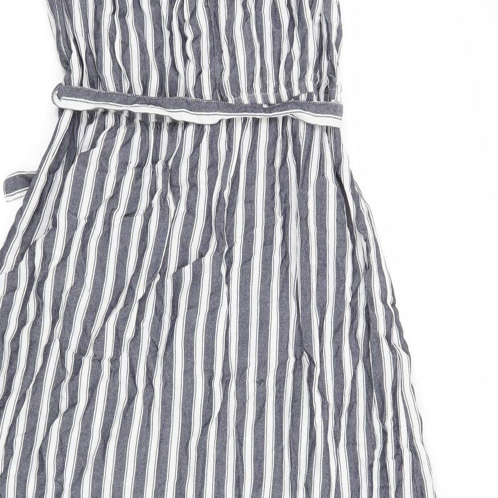 George Womens Blue Striped  Shift  Size 14