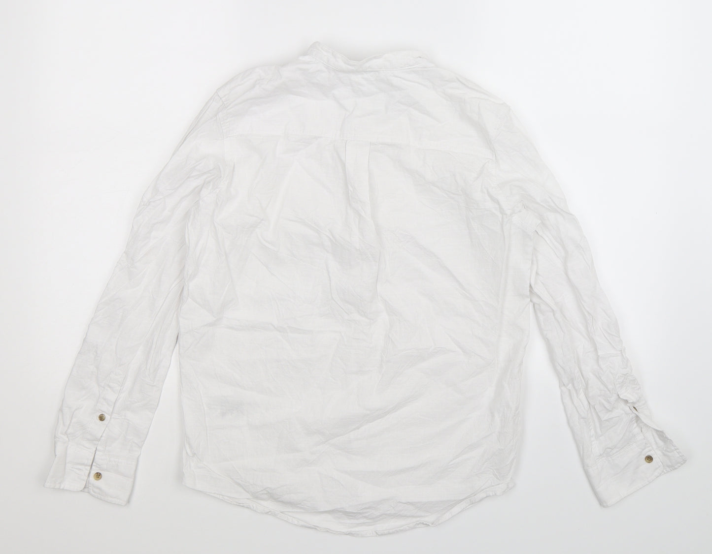 H&M Boys White   Basic Button-Up Size 12-13 Years
