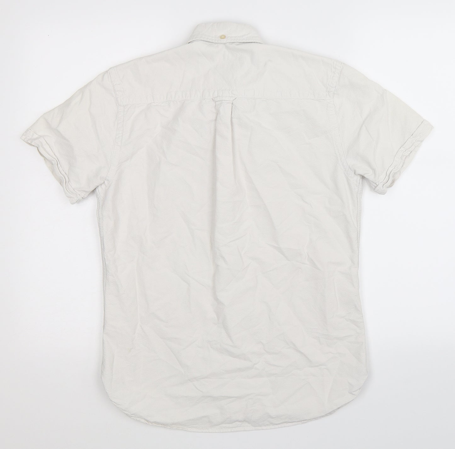 Avenue Mens White    Button-Up Size S