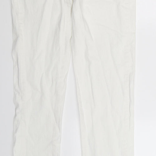 Denim Co Womens White  Denim Jegging Jeans Size 10 L32 in