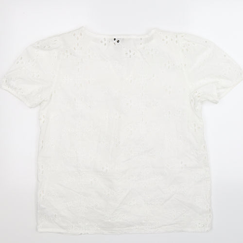 F&F Womens White   Camisole T-Shirt Size 14