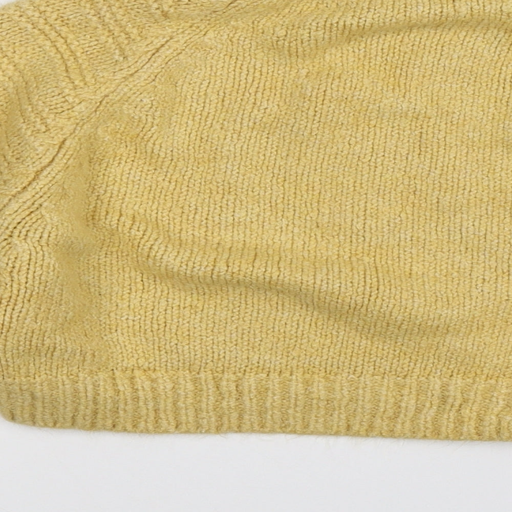 Topshop Womens Beige  Knit Pullover Jumper Size S  - Cropped