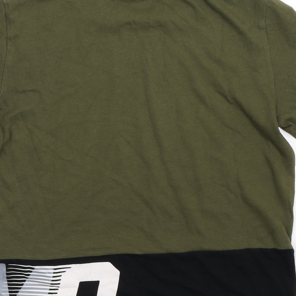 PUMA Boys Green   Basic T-Shirt Size S