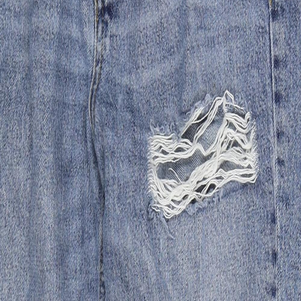Topshop Womens Blue  Denim Mom Jeans Size 28 in L28 in