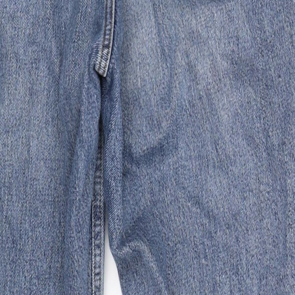 Topshop Womens Blue  Denim Mom Jeans Size 28 in L28 in